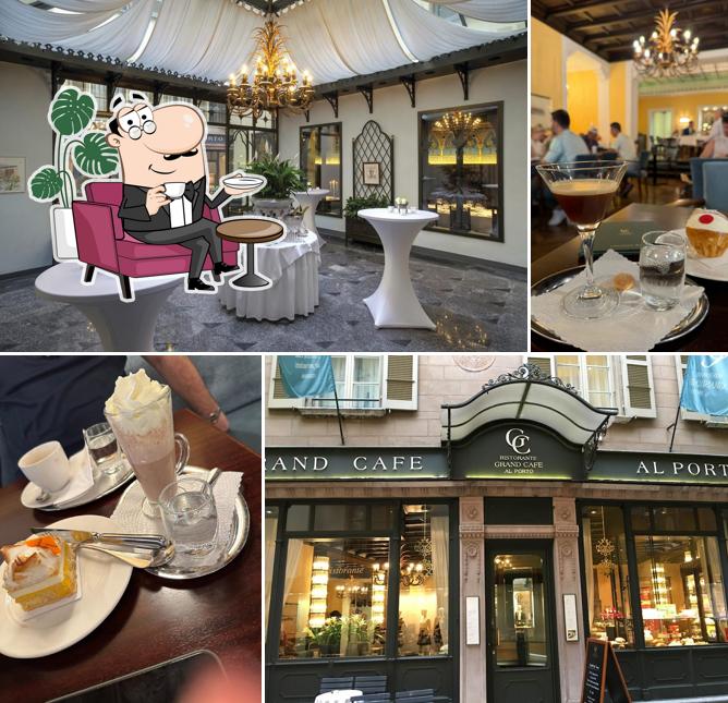 Gli interni di Grand Café Al Porto