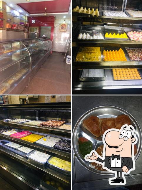 The interior of Mohan Sweets