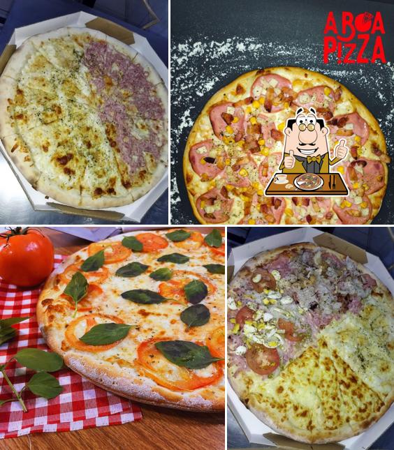Peça diversos estilos de pizza