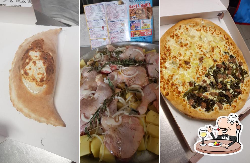 Platti al Pizzeria Santa maria