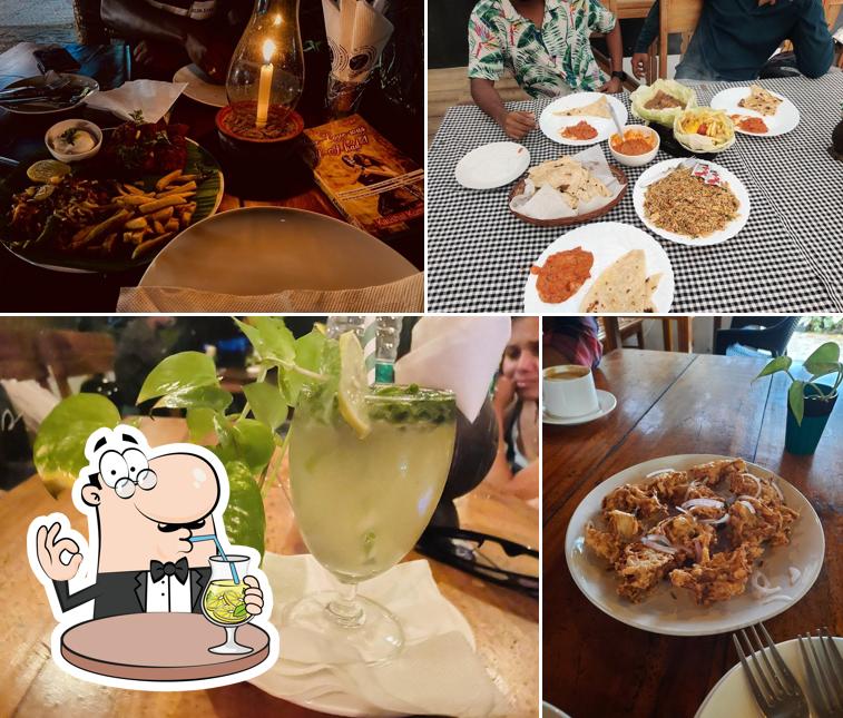 The image of drink and food at CLUB MIAMI