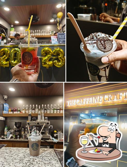 This is the photo showing food and drink at Coffee Shop The Caffeine Craft