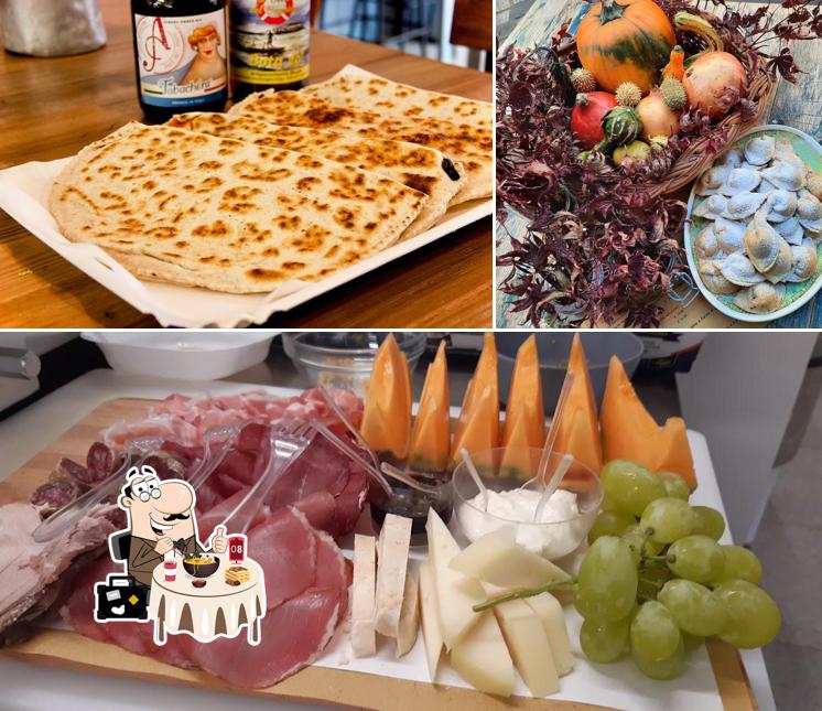 Platti al La piadineria alla scalinata