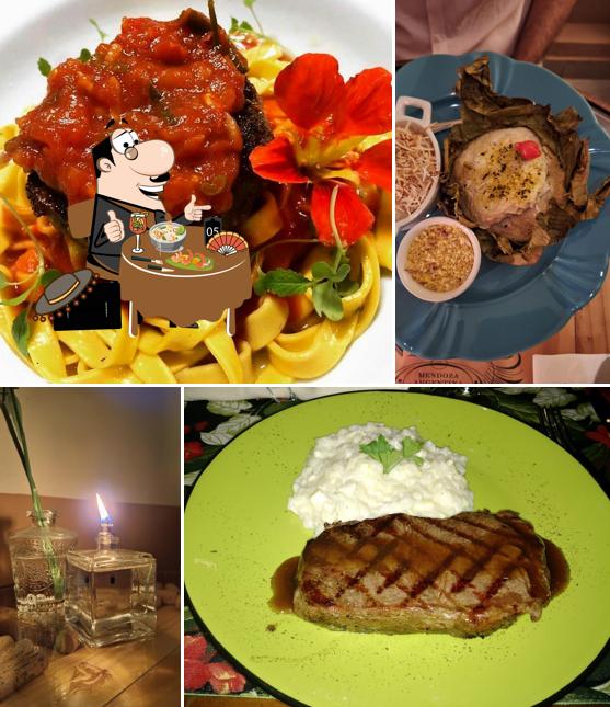 Comida em Les Amis Bistrô