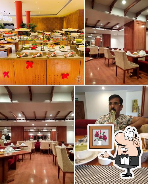 The interior of Panchratna Restaurant - Gateway Nashik