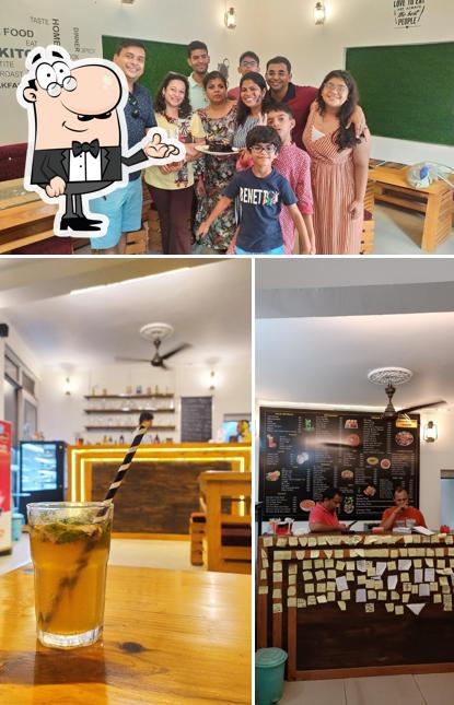 The interior of Swiss cafe restaurant & Bakery