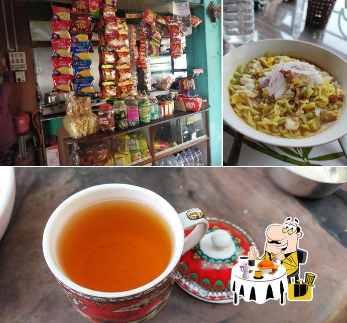 The restaurant's food and beverage