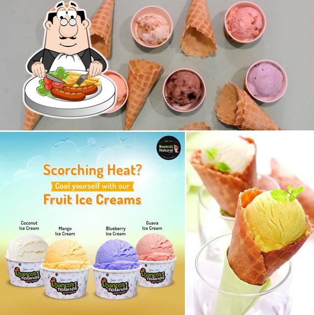 Ice cream at Thanco's Natural Ice Cream