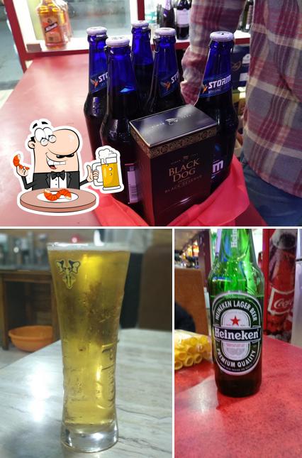 Savour a beer with dinner