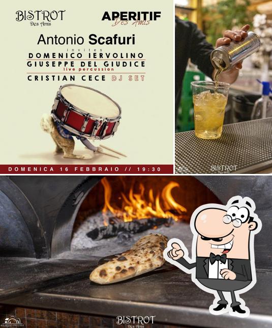 Gli interni di Bistrot des amis