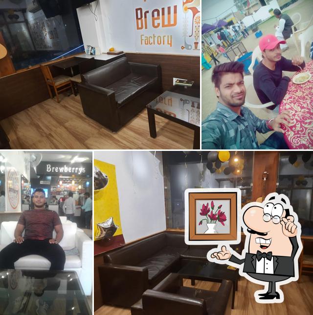 Take a seat at one of the tables at Brewberry's Coffee Bar