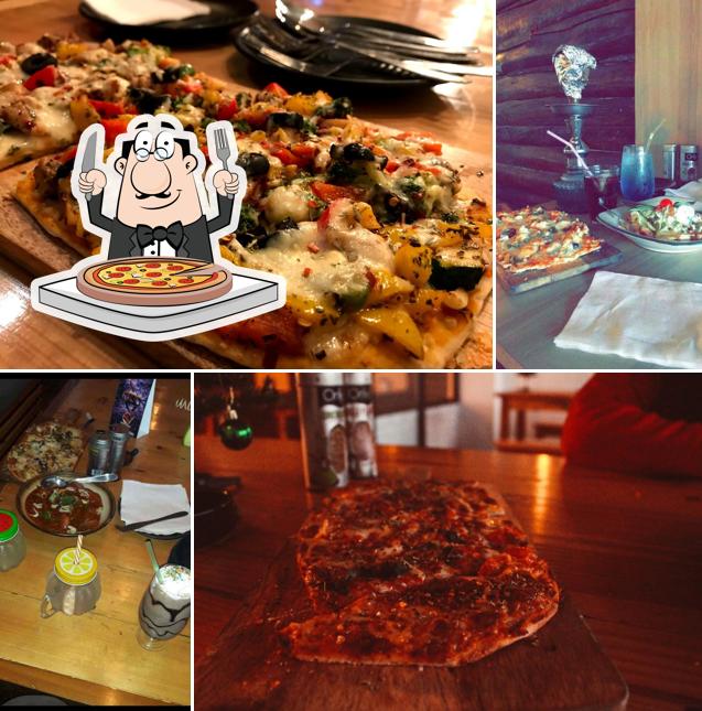 Pick pizza at Infamous Bistro & Bar