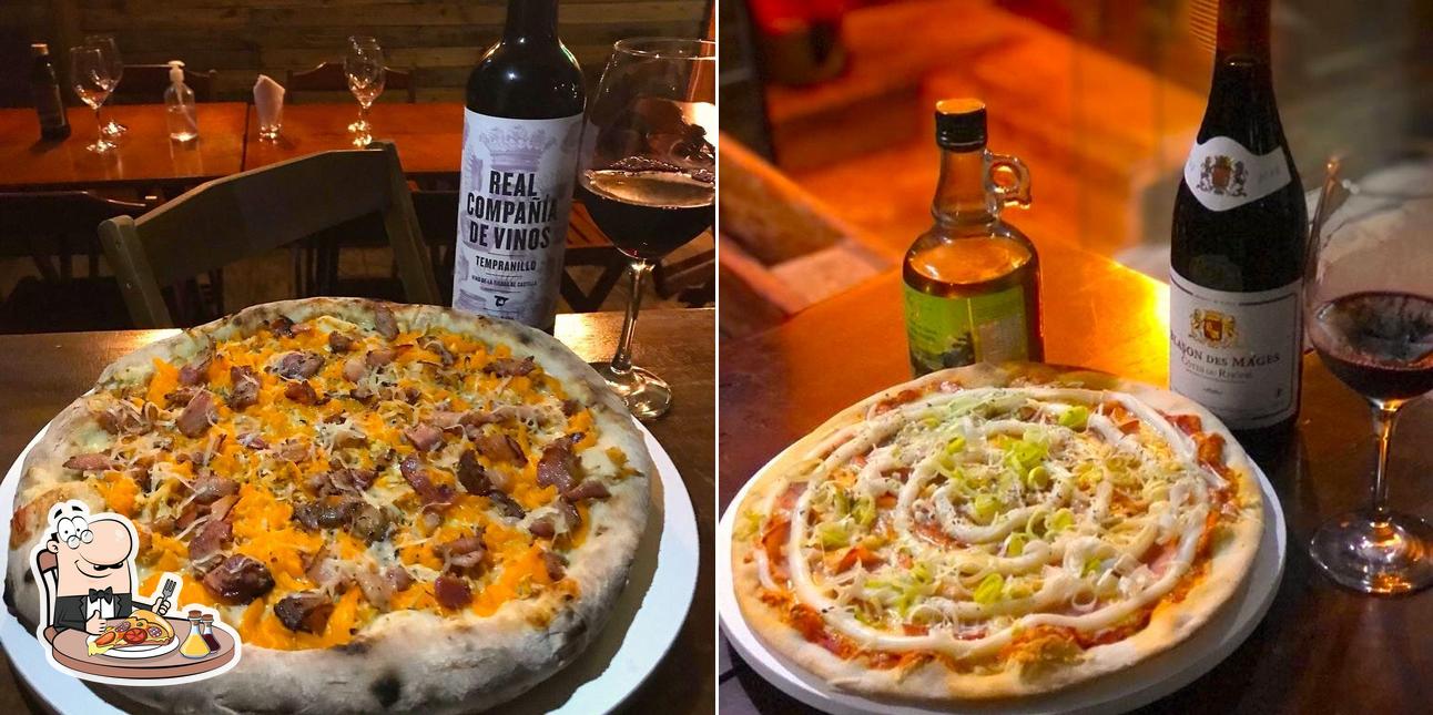 Peça pizza no Enoteca da Pizza