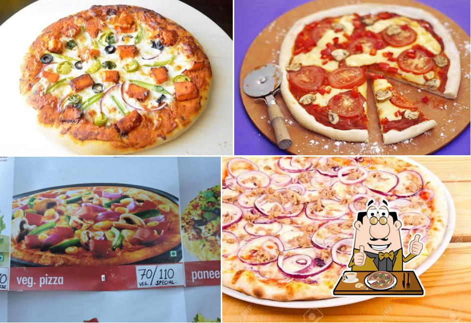 Try out pizza at Food & Beverages Cafe