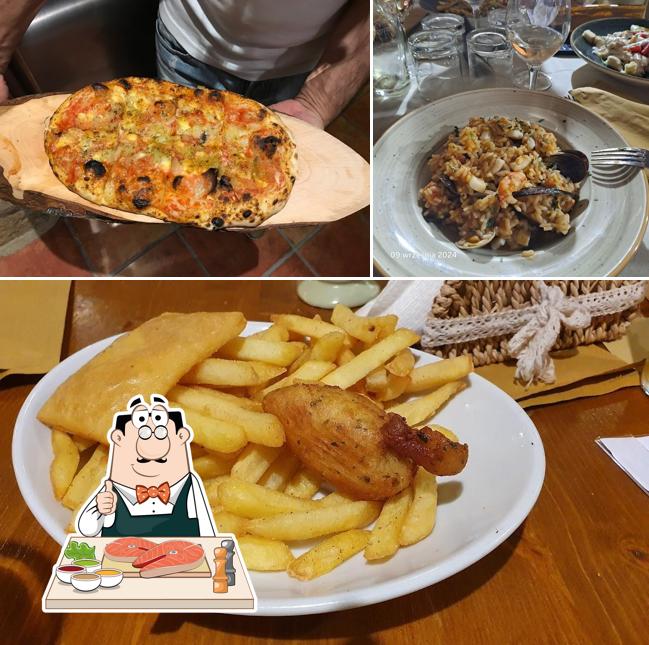 Fish and chips al Rustico Steakhouse e Pizzeria