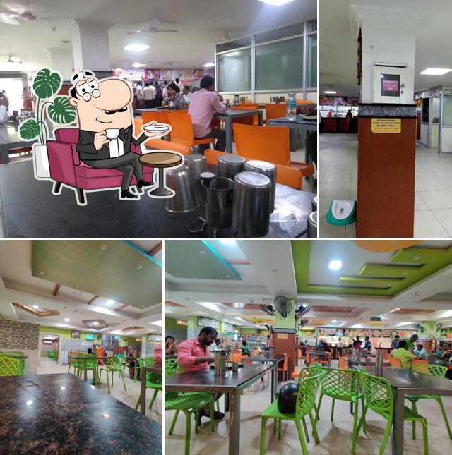 Check out how Sandarshini Food Court looks inside