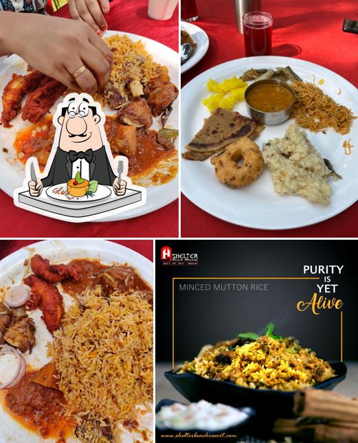 Food at Shelter Beach Resorts