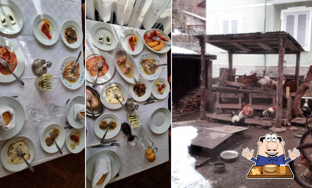 Cibo al Trattoria Alpina