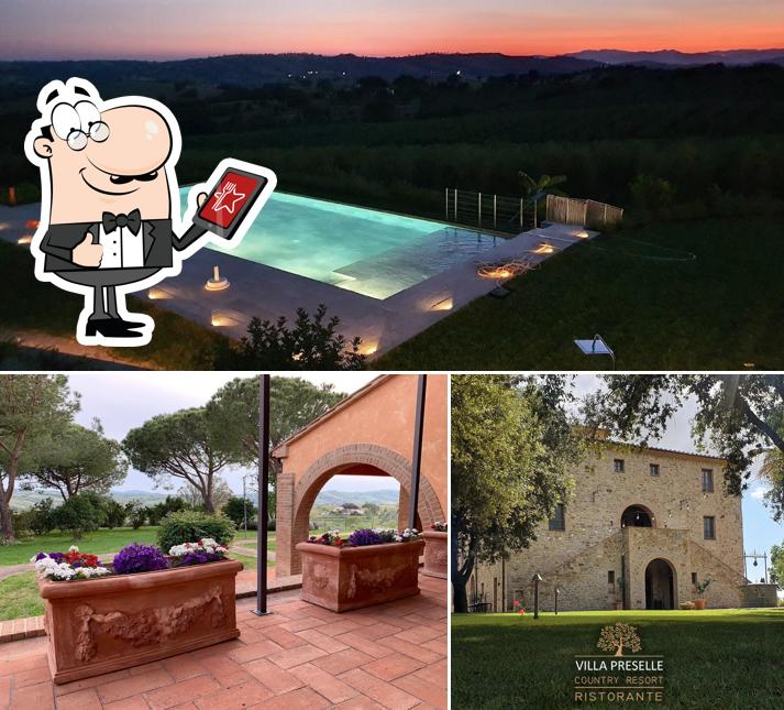 Gli esterni di Villa Preselle Resort