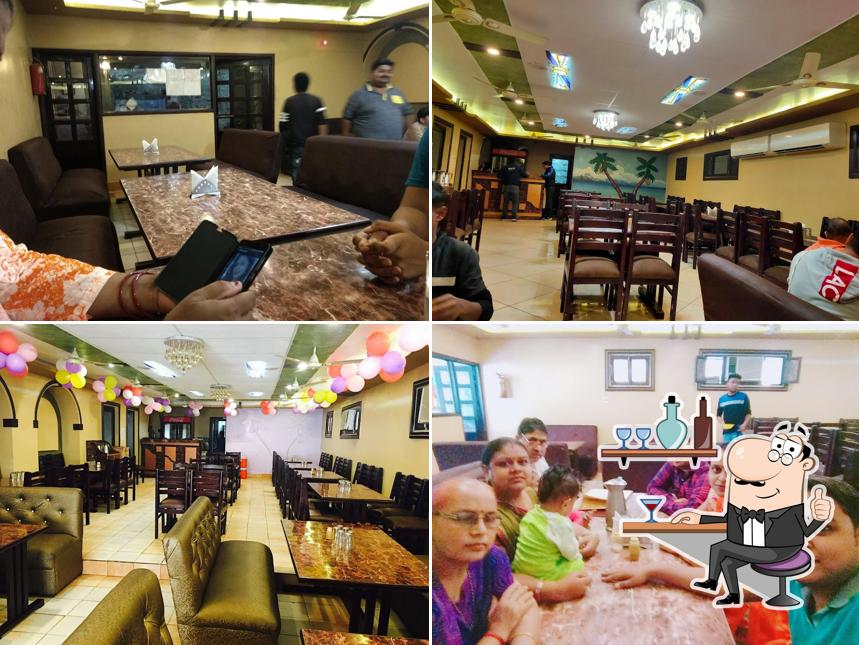 The interior of Zaika Restaurant