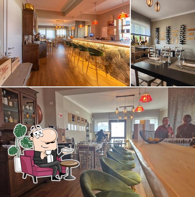 Siediti a un tavolo di all'osteria di Vergiate Ristorante