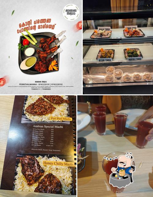 Food at Mathbaks Arabian majlis