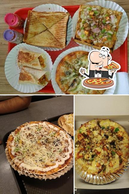 Try out pizza at Cheese & Chips Restaurant Deesa Best Birthday Celebration, Restaurant, Fast Food Restaurant, Burger
