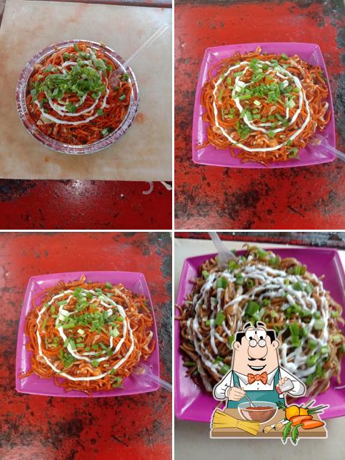 Spaghetti bolognese at Chinese Corner