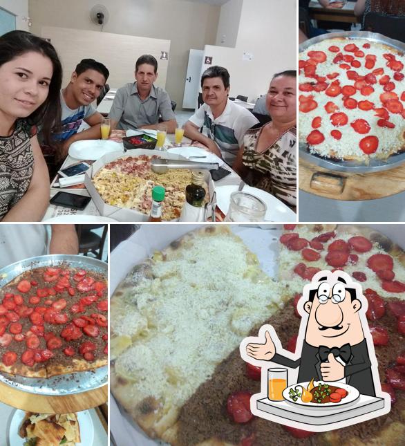 Comida em GM Pizzaria