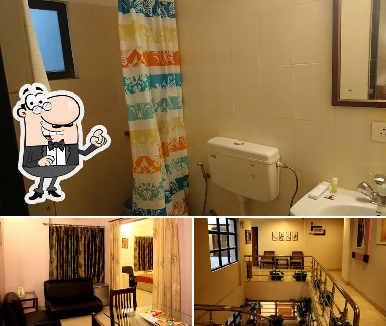 The interior of Hotel Rajawas