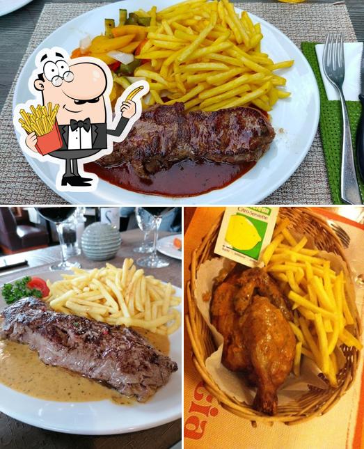 Ordina un piatto di patatine a Hôtel-Restaurant L'Acacia SA