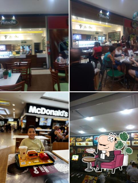 O interior do McDonald's