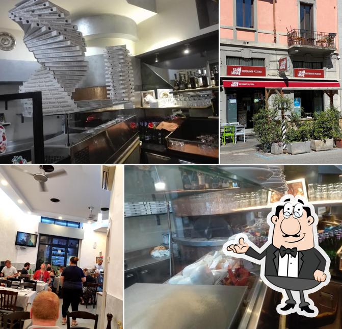 Gli interni di Ristorante Pizzeria San Mina - Milano