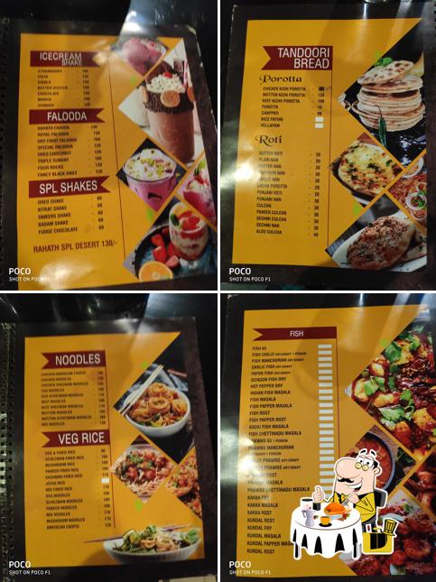 Food at Rahath Bakes and Family Restaurant