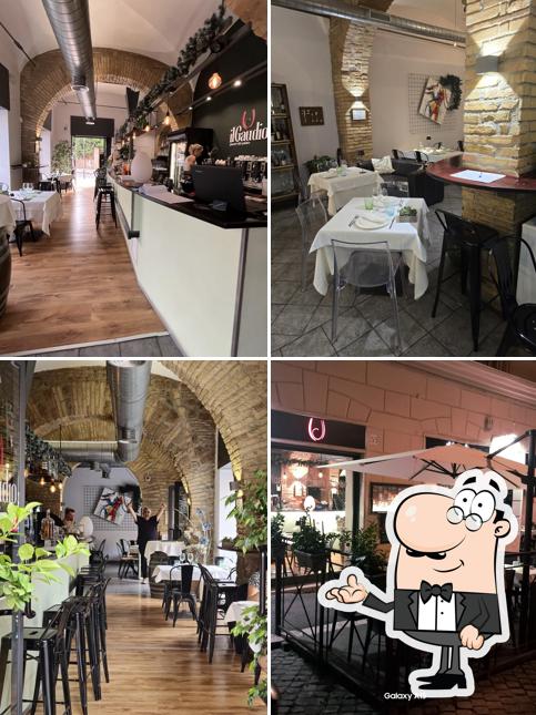 Gli interni di Il Gaudio Ristorante Roma San Lorenzo