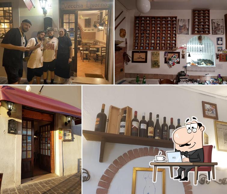 Dai un'occhiata agli interni di Ristorante Vecchia Livorno di Baldacci Rossella