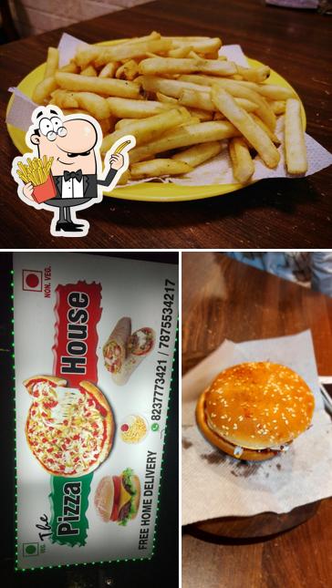 Taste fries at The Pizza House Cafe