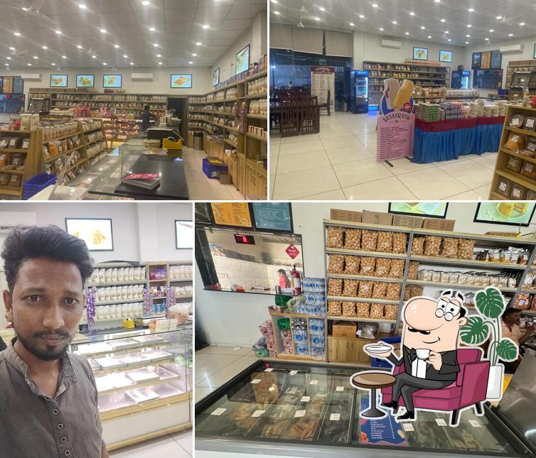 The interior of VIJAYRATH PREMIUM DELIGHTS