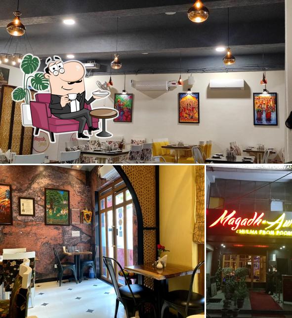 The interior of Magadh and Awadh