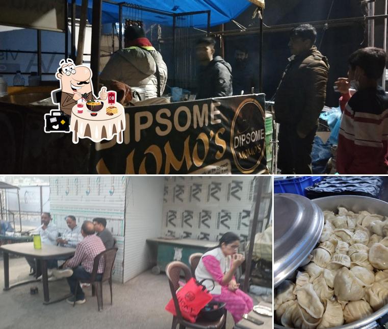 Among various things one can find food and interior at Dipsome Momo's