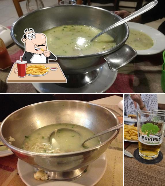 Batata frita em Restaurante Figueiras