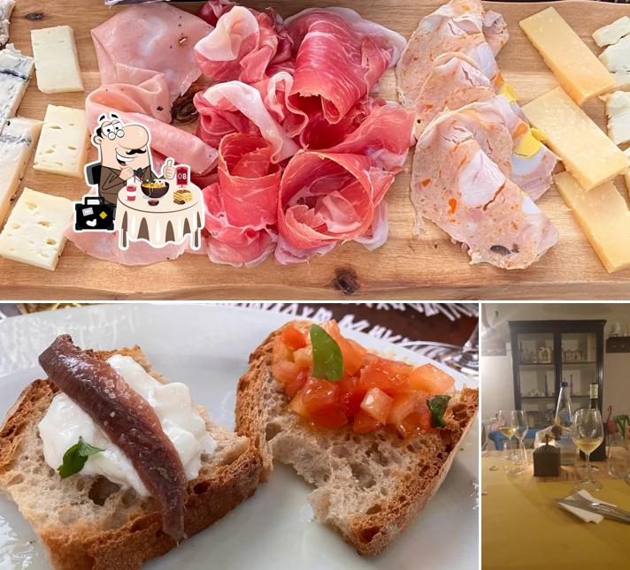 La cibo e vino del ristorante