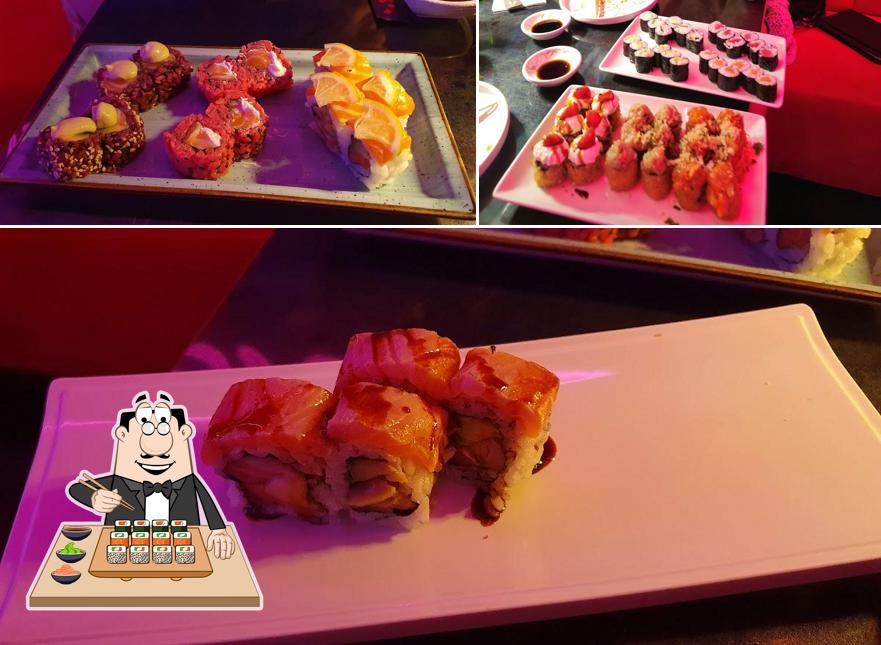 Prenditi le diverse opzioni di sushi