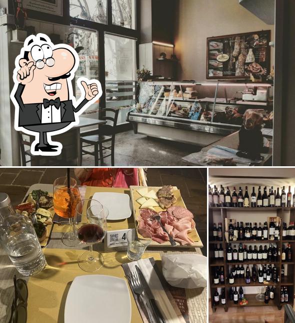 Gli interni di Antica Osteria Mariani
