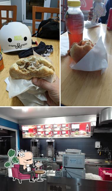 Gli interni di Floréal Kebab