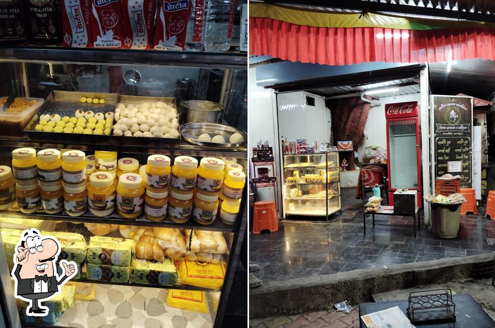 The interior of Harihar Milk House and Milk Products