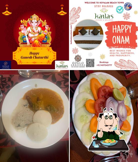 Food at Hotel Opalo Kailas
