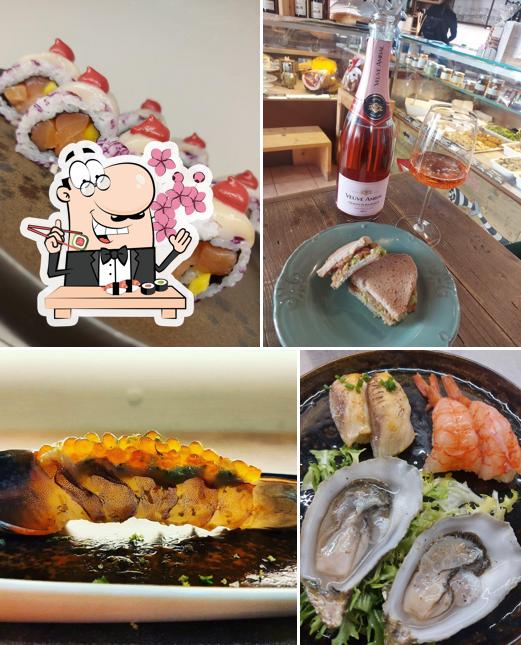 Prova le diverse opzioni di sushi