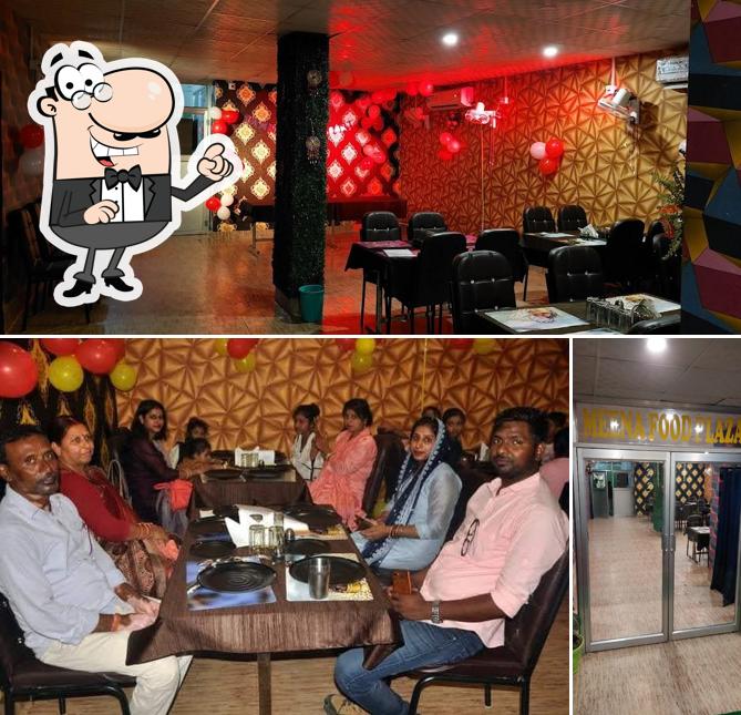 The interior of Meena Food Plaza