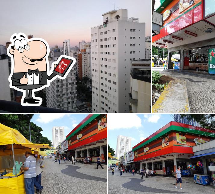 O exterior do Nova Poderosa Lanchonete